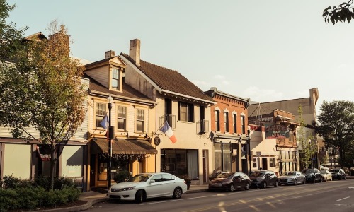 exterior of buildings